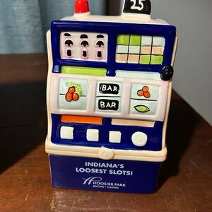 Ceramic Hoosier park casino cookie jar